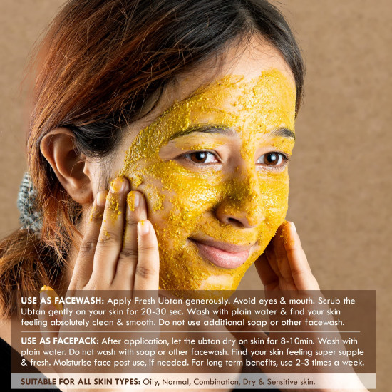 Nat Habit Fresh Rose Ubtan, Face Wash, Cleanser, Face Pack Glowing Radiance, Dry & Oily Skin, Pimple, Acne Natural, Ayurvedic, (40 g) Pack of 2 Nat Habit Fresh Rose Ubtan, Face Wash, Cleanser, Face Pack Glowing Radiance, Dry & Oily Skin, Pimple, Acne Natural, Ayurvedic, (40 g) Pack of 2