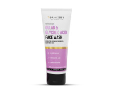 Dr. Sheth's Gulab & 1% Glycolic Acid Face Wash For Normal To Oily Skin | Daily Brightening Face Cleanser for Even Toned Skin | Exfoliating Face Wash for Men & Women | 100ml