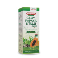 Baidyanath Giloy, Papaya & Tulsi Juice - Boost Blood Platelet Count | Ayurvedic Herbal Juice | 1 Ltr