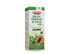 Baidyanath Giloy, Papaya & Tulsi Juice - Boost Blood Platelet Count | Ayurvedic Herbal Juice | 1 Ltr