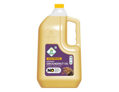 24 Mantra Cold Pressed Groundnut Oil, 5 Litres - 100% Organic, Pure & Chemical-Free | Kacchi Ghani - Chekku Sing Tel | Healthy Cooking Oil | 100% Unrefined Oil | Optimal Nutrient Retention