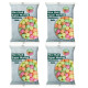 MiniMall Super Market Pure Quality Colourful Napthalene Balls 800 Gram (Pack of 4, 200 gm Each)