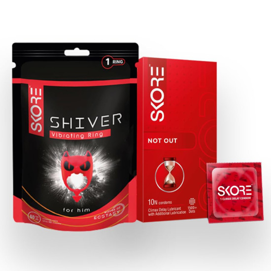 Skore Notout Condom Pack Of 10&Skore Ring Skore Notout Condom Pack Of 10&Skore Ring