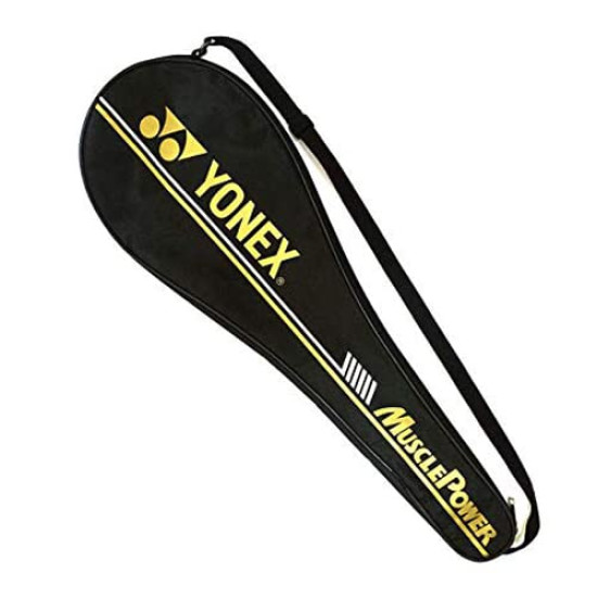 YONEX Graphite Muscle Power 55 Light Strung Badminton Racket, 4U5 - Light Green