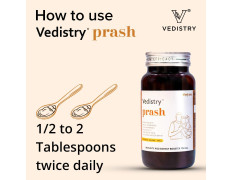 Vedistry Prash Promotes strength stamina and vigour | Daily health tonic for all seasons | Enriched with Gold, Silver and Pearl 900 gm (Pack of 2)