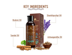 Avimee Herbal Champi Tailam | Herbal Cool Oil | Relieves Headache, Fatigue, Sleeplessness and Tension | Mineral Oil Free | 100 ml