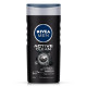 Nivea Active Clean Body Wash with Active Charcoal, Shower Gel For Body, Face & Hair, 250ml (Pack of 3)