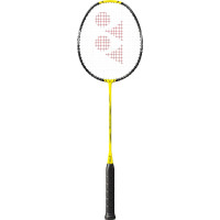 YONEX NANOFLARE 1000 Play Badminton Racquet|4U 5G|Lightning Yellow|Smash Speed|Medium Stiff|AERO Frame|Explosive Sonic Flare System|Head Light| Developed by Japan