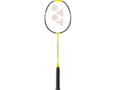 YONEX NANOFLARE 1000 Play Badminton Racquet|4U 5G|Lightning Yellow|Smash Speed|Medium Stiff|AERO Frame|Explosive Sonic Flare System|Head Light| Developed by Japan