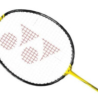 YONEX NANOFLARE 1000 Play Badminton Racquet|4U 5G|Lightning Yellow|Smash Speed|Medium Stiff|AERO Frame|Explosive Sonic Flare System|Head Light| Developed by Japan