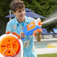 Nerf Super Soaker Flip Fill Water Blaster - 4 Spray Styles - Fast Fill - Large 890ml Water Tank - Pichkari for Outdoor Water Games, Branded Toy Pichkari for Holi Festival, for Kids 6+