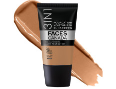 FACESCANADA Cream All Day Hydra Matte Foundation - Mini | 3in1 Foundation + Moisturizer + SPF 30 | 24 HR Aloe Hydration & Vitamin C | 10HR Wear | Medium to High Buildable Coverage | Warm Sand (18 ml)