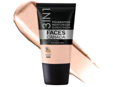 FACESCANADA Cream All Day Hydra Matte Foundation - Mini | 3in1 Foundation + Moisturizer + SPF 30 | 24 HR Aloe Hydration & Vitamin C | 10HR Wear | Medium to High Buildable Coverage | Rose Ivory(18 ml)