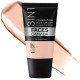 FACESCANADA Cream All Day Hydra Matte Foundation - Mini | 3in1 Foundation + Moisturizer + SPF 30 | 24 HR Aloe Hydration & Vitamin C | 10HR Wear | Medium to High Buildable Coverage | Rose Ivory(18 ml)
