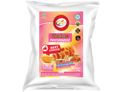 Am 2 Pm - Tandoori Mayonnaise 1kg Multipurpose Creamy Sauce For Burgers, Sandwiches Salad Dressing, Fresh Veg Non Veg Fried Snack Wraps & Rolls Hot Dog Momos