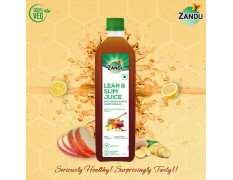 Zandu Lean & Slim Juice 1 Litre With Honey & Apple Cider Vinegar, Helps Maintain Healthy Weight & Boosts Metabolism|100% Ayurvedic And Natural