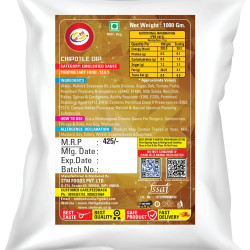 Am 2 Pm - Chipotle Dip Multipurpose Creamy Sauce For Burgers, Sandwiches,Wraps & Rolls Hot Dog Momos - 1Kg