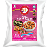 Am 2 Pm - Pizza Pasta Sauce & Dip | 100% Authentic Taste| No Artificial Colours & Flavours | No MSG | No Trans Fat | All Natural Ingredients | Contains natural Protein, Minerals, Fiber | Mouth-watering Italian Taste - 1Kg