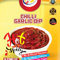 Am 2 Pm - Chilli Garlic Dip Spicy Sauce or Dip | No added aritifical colours & flavours | Dip For Veg Or Non Veg Fast Food Snacks - 1Kg