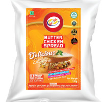 Am 2 Pm - Butter Chicken Spread Multiopurpose Creamy Sauce For Burgers, Sandwiches Salad Dressing,Veg Non Veg Fried Snack Wraps & Rolls Hot Dog Momos - 1Kg