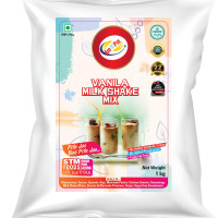 Am 2 Pm - Premium Silky Smoothy Milk Shake Mix, Flavoured Milk shake Premix Powder, Instant Premix Drink Milkshake Powder (Vanilla)