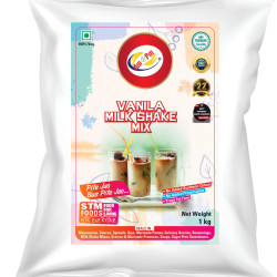Am 2 Pm - Premium Silky Smoothy Milk Shake Mix, Flavoured Milk shake Premix Powder, Instant Premix Drink Milkshake Powder (Vanilla)