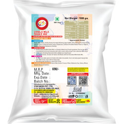 Am 2 Pm - Premium Silky Smoothy Milk Shake Mix, Flavoured Milk shake Premix Powder, Instant Premix Drink Milkshake Powder (Vanilla)