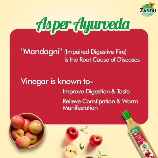 Zandu Himalayan Apple Cider Vinegar| Goodness of 2x Mother of Vinegar| Sourced from Himalayan Farms| Raw, Unfiltered & Unpasteurized Ayurvedic ACV 500ml Zandu Himalayan Apple Cider Vinegar| Goodness of 2x Mother of Vinegar| Sourced from Himalayan Farms| Raw, Unfiltered & Unpasteurized Ayurvedic ACV 500ml