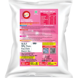 Am 2 Pm - Premium Silky Smoothy Milk Shake Mix, Flavoured Milk shake Premix Powder, Instant Premix Drink Milkshake Powder (Strawberry)