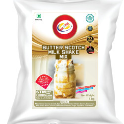 Am 2 Pm - Premium Silky Smoothy Milk Shake Mix, Flavoured Milk shake Premix Powder, Instant Premix Drink Milkshake Powder (Butter Scotch)
