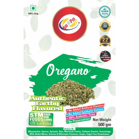 Am 2 Pm - Oregano 500gm, Pizza Seasoning Tasty & Healthy, Oregano Pizza Pasta Seasoning, Spice Blend for Pizza Pasta