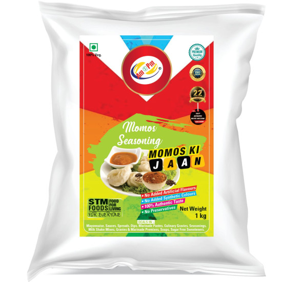 Am 2 Pm - Momo Seasoning - Momo Spice Mix/Seasoning/Masala Powder | No added colours or No Added Preservatives | 100% Pure & Natural - 1kg