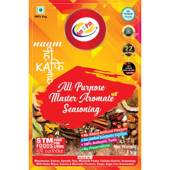 Am 2 Pm - All Purpose Master Aromate Seasoning 1kg Spices Masala Powder Mix Dry Easy To Cook & Ready To Eat Foods