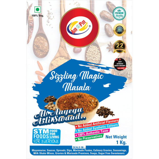 Am 2 Pm - Sizzling Magic Masala 1kg Tasty Masala Powder Mix Dry Easy To Cook & Ready To Eat Food