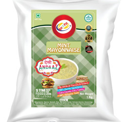 Am 2 Pm - Mayonnaise,Mint Mayo,Tandoori Sandwich Spread Extra Creamy Mayonnaise for Sandwich, Burger, Wraps Pack Of- 3 - (1KG Each)