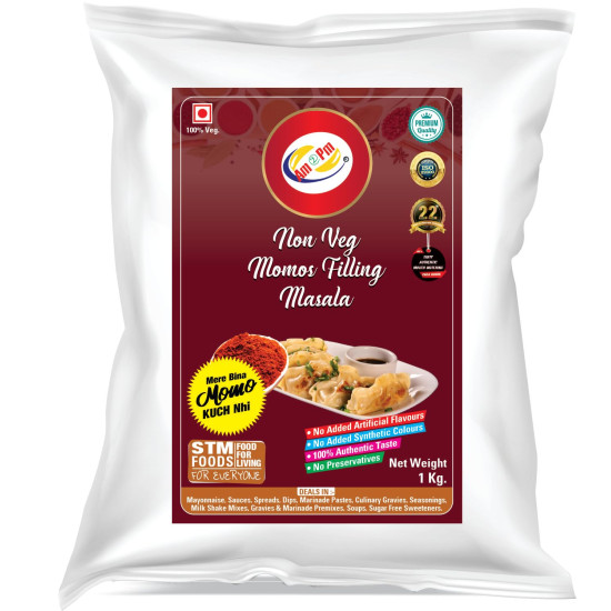 Am 2 Pm - Momos Filling Masala Veg-Non Veg-Paneer Chinese Masala Easy To Cook & Ready To Eat Foods - Pack of 3- (1KG Each)