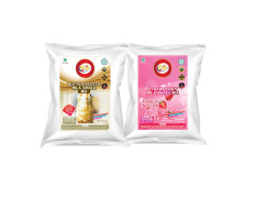 Am 2 Pm - Premium Silky Smoothy Milk Shake Mix, Instant Premix Drink Milkshake Powder, Pack of 2 (BUTTERSCOTCH + STRAWBERY (1KG EACH))