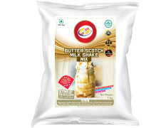 Am 2 Pm - Premium Silky Smoothy Milk Shake Mix, Instant Premix Drink Milkshake Powder, Pack of 2 (BUTTERSCOTCH + STRAWBERY (1KG EACH))