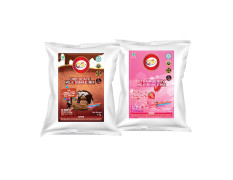 Am 2 Pm - Premium Silky Smoothy Milk Shake Mix, Instant Premix Drink Milkshake Powder, Pack of 2 (CHOCLATE + STRAWBERY (1KG EACH))