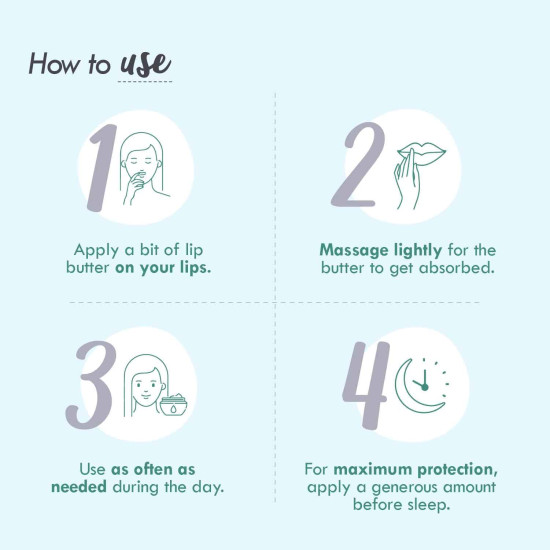 Nat Habit Non Tinted Black Grape Lip Balm For Dark Lips Lightening, Dry And Chapped Lips 8g-(Pack of 2)