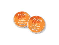 Nat Habit Orange Marigold Lip Balm Fresh Infused Lip Butter With Desi Ghee & Raw Honey For Lip Pigmentation, Lightening, Lip Repair, Dark And Chapped Lips (8gm) (Pack of 2)