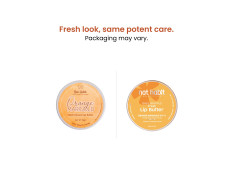 Nat Habit Orange Marigold Lip Balm Fresh Infused Lip Butter With Desi Ghee & Raw Honey For Lip Pigmentation, Lightening, Lip Repair, Dark And Chapped Lips (8gm) (Pack of 2)