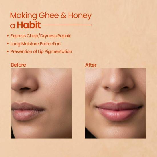 Nat Habit Orange Marigold Lip Balm Fresh Infused Lip Butter With Desi Ghee & Raw Honey For Lip Pigmentation, Lightening, Lip Repair, Dark And Chapped Lips (8gm) (Pack of 2) Nat Habit Orange Marigold Lip Balm Fresh Infused Lip Butter With Desi Ghee & Raw Honey For Lip Pigmentation, Lightening, Lip Repair, Dark And Chapped Lips (8gm) (Pack of 2)