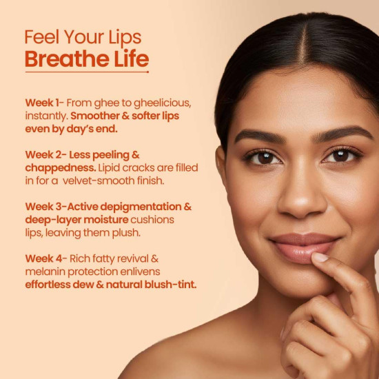 Nat Habit Orange Marigold Lip Balm Fresh Infused Lip Butter With Desi Ghee & Raw Honey For Lip Pigmentation, Lightening, Lip Repair, Dark And Chapped Lips (8gm) (Pack of 2) Nat Habit Orange Marigold Lip Balm Fresh Infused Lip Butter With Desi Ghee & Raw Honey For Lip Pigmentation, Lightening, Lip Repair, Dark And Chapped Lips (8gm) (Pack of 2)