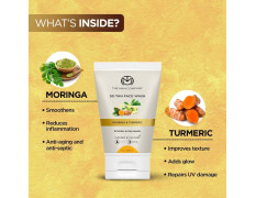 The Man Company De Tan Face Wash for Men with Turmeric & Moringa | Tan Removal, Oil Control & Anti-Pollution | Unclog Pores | Deep Cleansing | Blackheads Removal - 100ml, Pack of 2