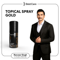 Bold Care EXTEND™ Gold Spray for Men - Designed for Sensitive Skin - Easy to Use & Effective - Alcohol Free - 20g - Pack of (1)