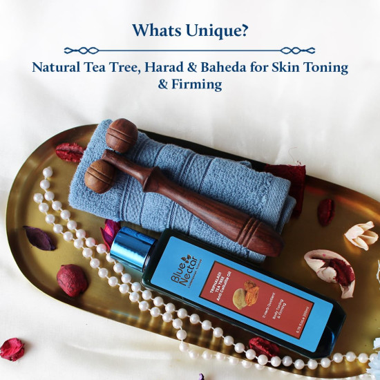 Blue Nectar Anti Cellulite Body Massage Oil with Triphala & Tea Tree Essential Oil | Body Oil for Women & Men for Skin Hydration (11 Herbs, 100ml) Blue Nectar Anti Cellulite Body Massage Oil with Triphala & Tea Tree Essential Oil | Body Oil for Women & Men for Skin Hydration (11 Herbs, 100ml)