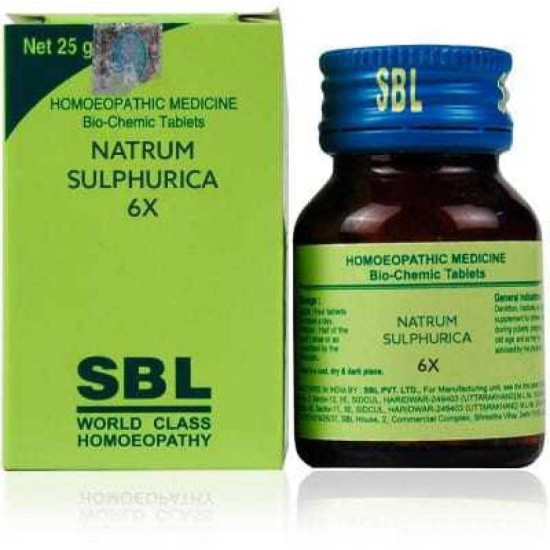 SBL Natrum Sulphuricum 6X (25g) SBL Natrum Sulphuricum 6X (25g)