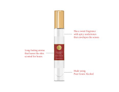 Forest Essentials Intense Perfume Rose & Carnation | Long Lasting Natural Luxury Perfume | Fragrance for Women & Men