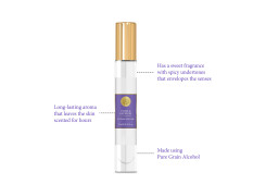 Forest Essentials Intense Perfume Lime Saffron Oudh | Long Lasting Natural Luxury Perfume | Fragrance for Women & Men